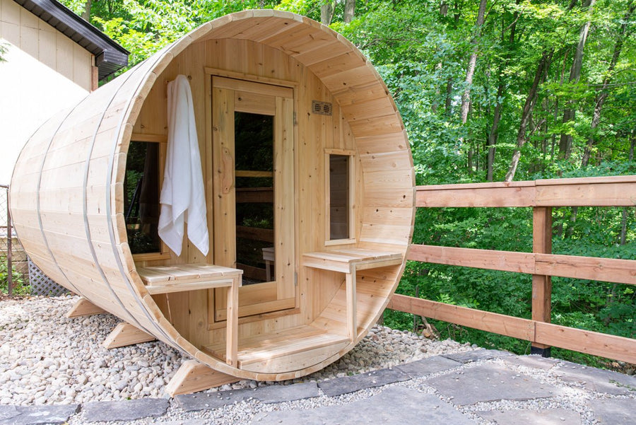 Dundalk Leisure Craft Canadian Timber Tranquility Barrel Sauna CTC2345