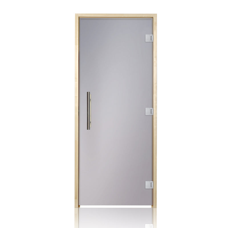 Prosaunas Aspen, Prehung Tinted ADA Glass Sauna Door 36x81 (Right 3 Silver Hinges)