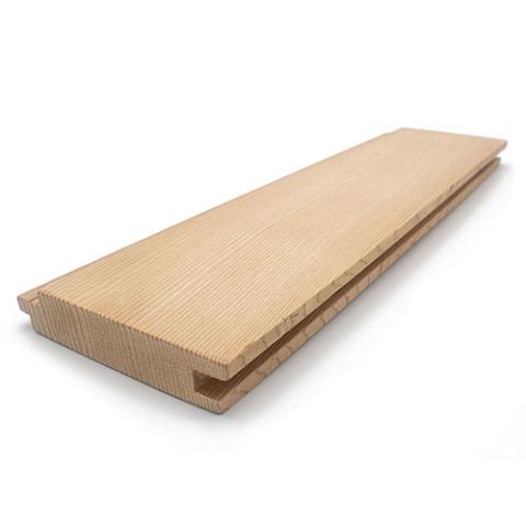 Prosaunas Sauna Wood, Vertical Grain, Clear Grade A+ Cedar 1"x4" Nickel Gap Wall Cladding