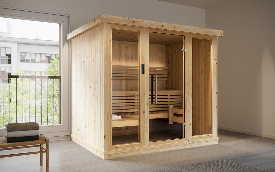SaunaLife Model X7 Indoor 4 to 6 Person Sauna