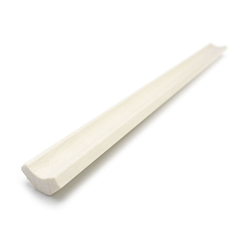 Prosaunas Sauna Wood, Aspen 1"x1" Inside Corner Molding | WOOD675