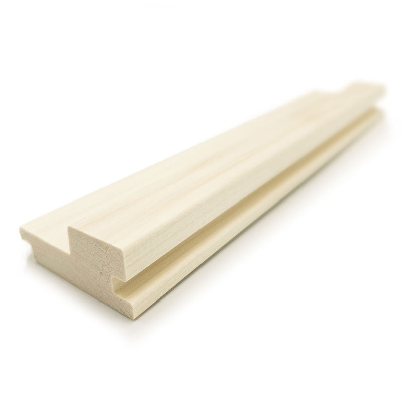 Prosaunas Sauna Wood, Aspen Large Gap Wall Cladding, 1"x3" | WOOD660